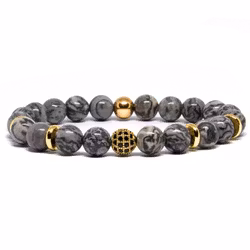 Armband Golden Jaspis 8mm