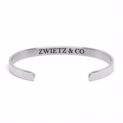 Silver Cuff Stålarmband 6mm