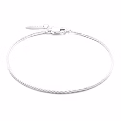 Silver Square Chain Stålarmband 1,8mm