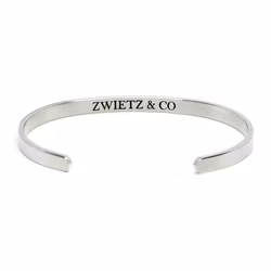 Silver Cuff Stålarmband 5mm