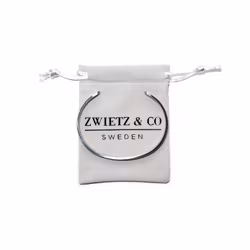 Silver Cuff Stålarmband 5mm