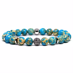 Stenarmband Clearwater 8mm