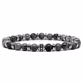 Stenarmband Granite 6mm