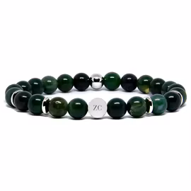 Stenarmband Moss 8mm