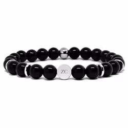 Stenarmband Black Onyx 8mm