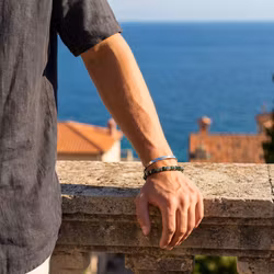 Stenarmband Moss 6mm