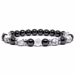 Stenarmband Hematite 8mm