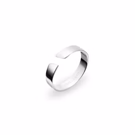 Arc Ring 4mm Silver