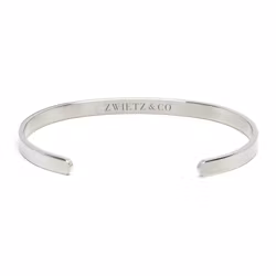 Silver Cuff Stålarmband 5mm