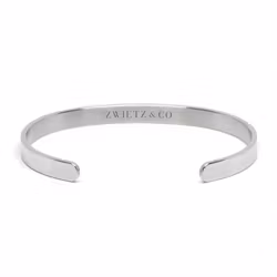 Silver Cuff Stålarmband 6mm