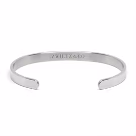 Silver Cuff Stålarmband 6mm