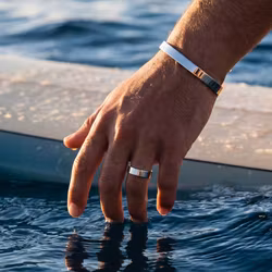 Arc Ring 5 mm Silver