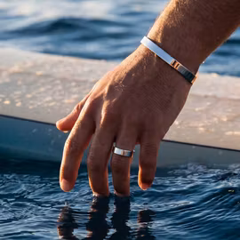 Arc Ring 5mm Silver