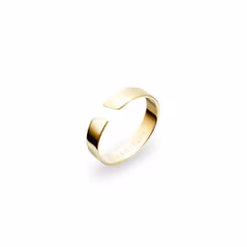 Arc Ring 4mm Gold