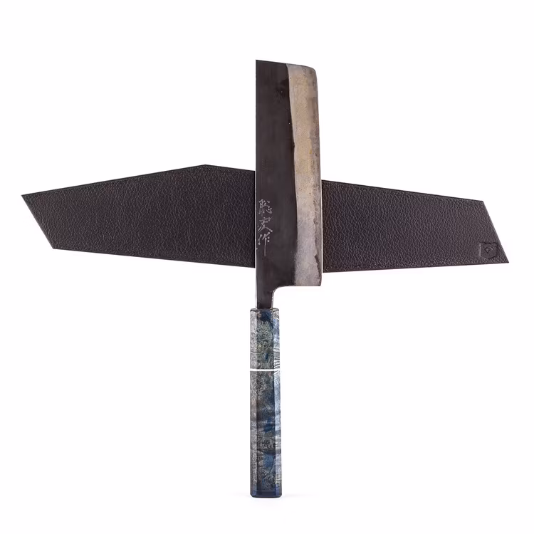 Black Geometric Knife Holder