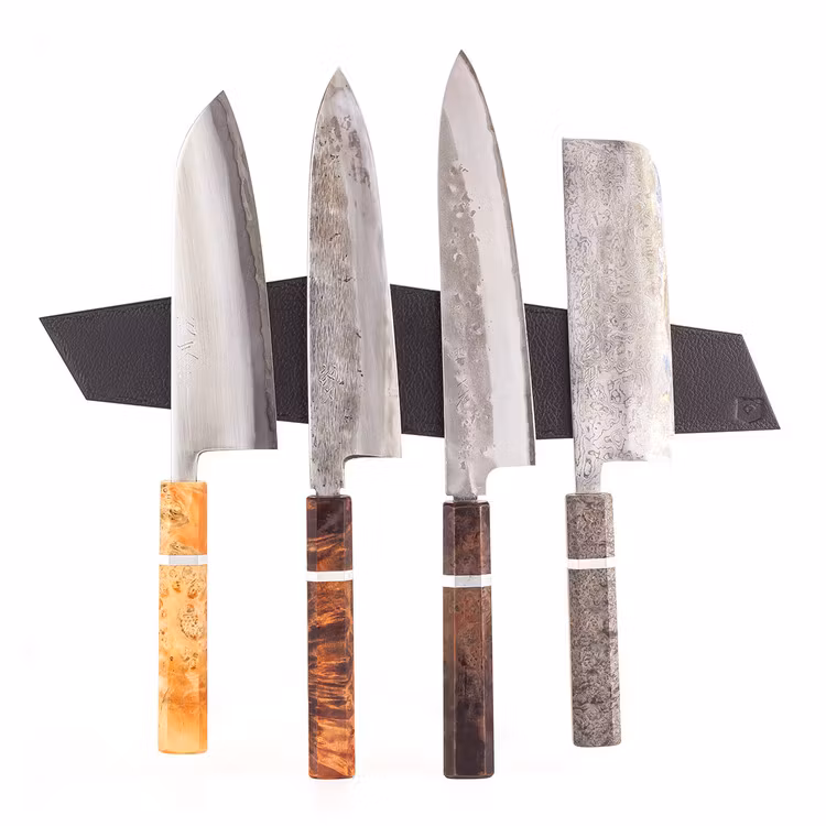 Black Geometric Knife Holder