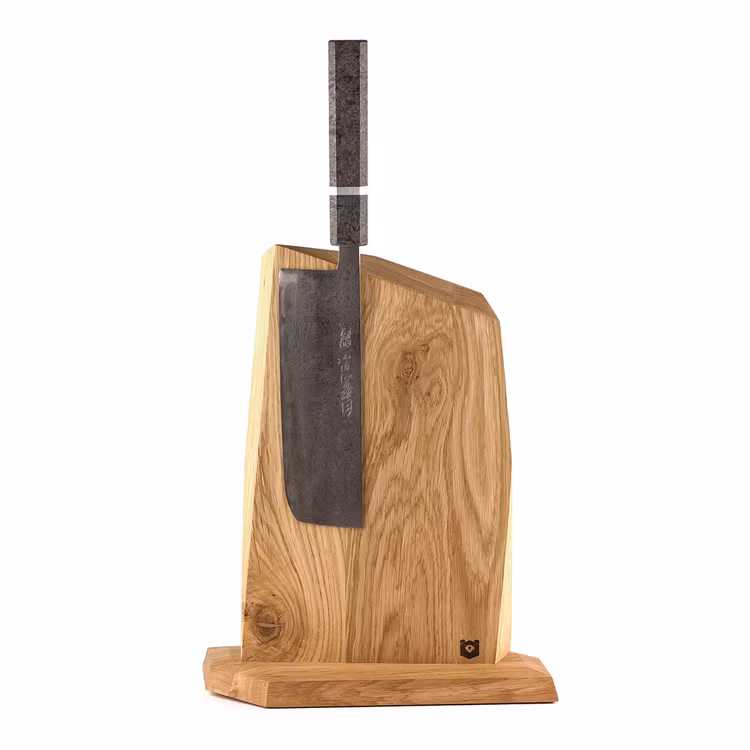 Geometric Mountain Knife Block