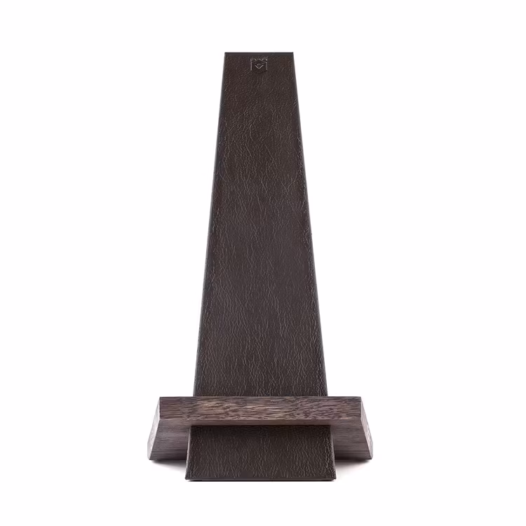 Leather and oak Knifestand