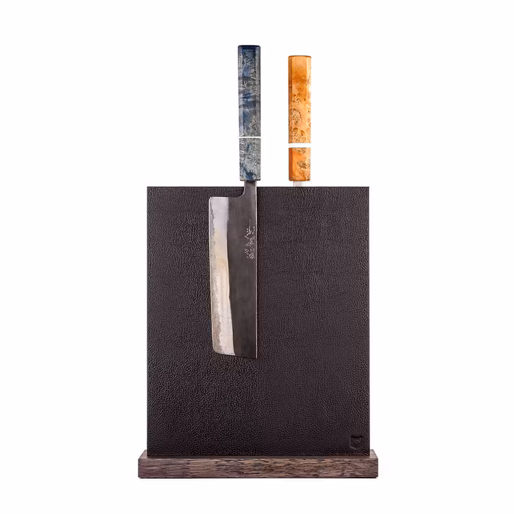 Magnetic Black Leather Block