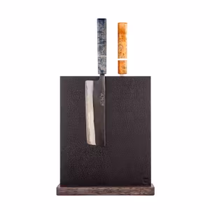 Magnetic Black Leather Block