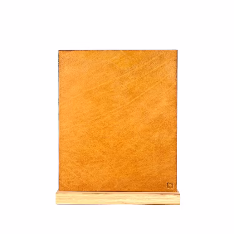 Magnetic Cognac Leather Block