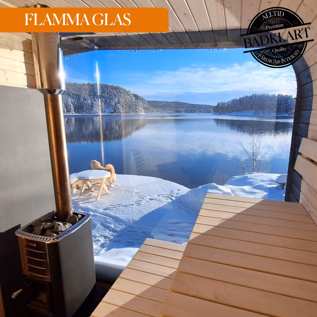 FLAMMA Panorama Bastu 300x245 cm (endast bastudel)