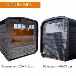 GLÖD Vedeldad Bastu 2m (enbart bastu)