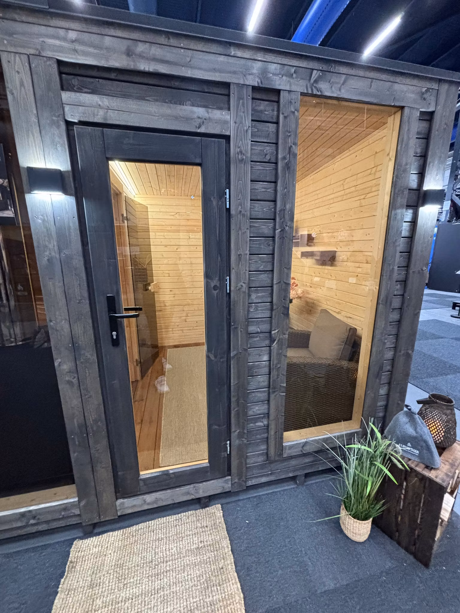 BASTU MARELD 200×240 cm (bara bastu, glasdörr)