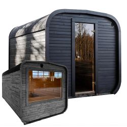 GLÖD Vedeldad Bastu med Relax 3m (1 rum+relax)