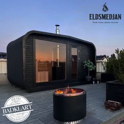 BASTU FLAMMA XXL Panorama Bastu (1 rum+relax)