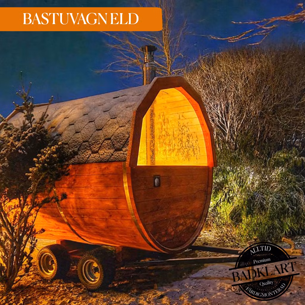 Bastuvagn ELD 2.5m terrass