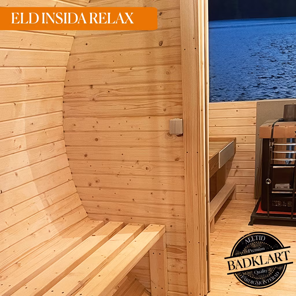 Bastuvagn ELD 3m relax