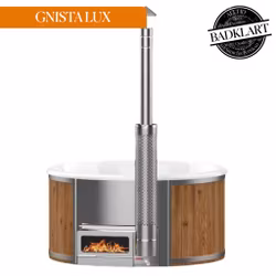 GNISTA Lux Badtunna 200cm vedeldad