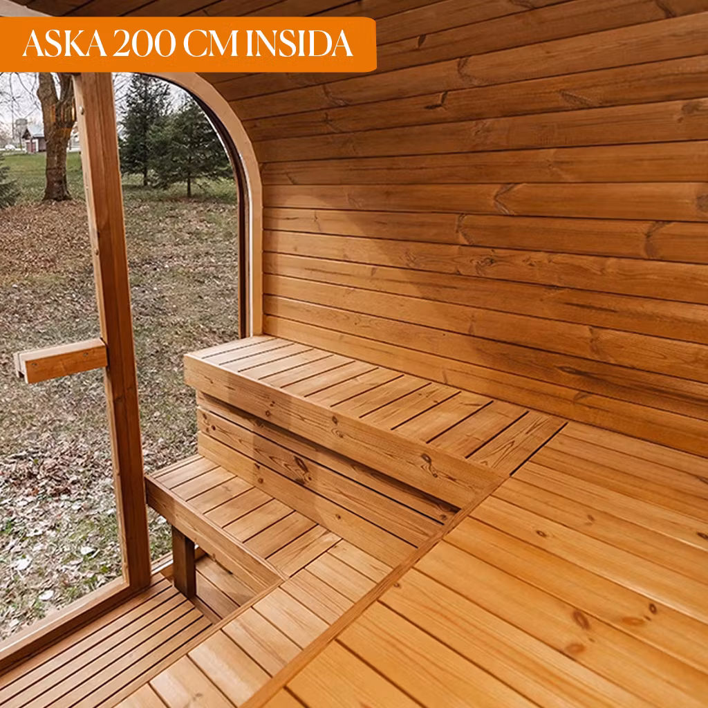 Byggsats ASKA 200 cm Themowood