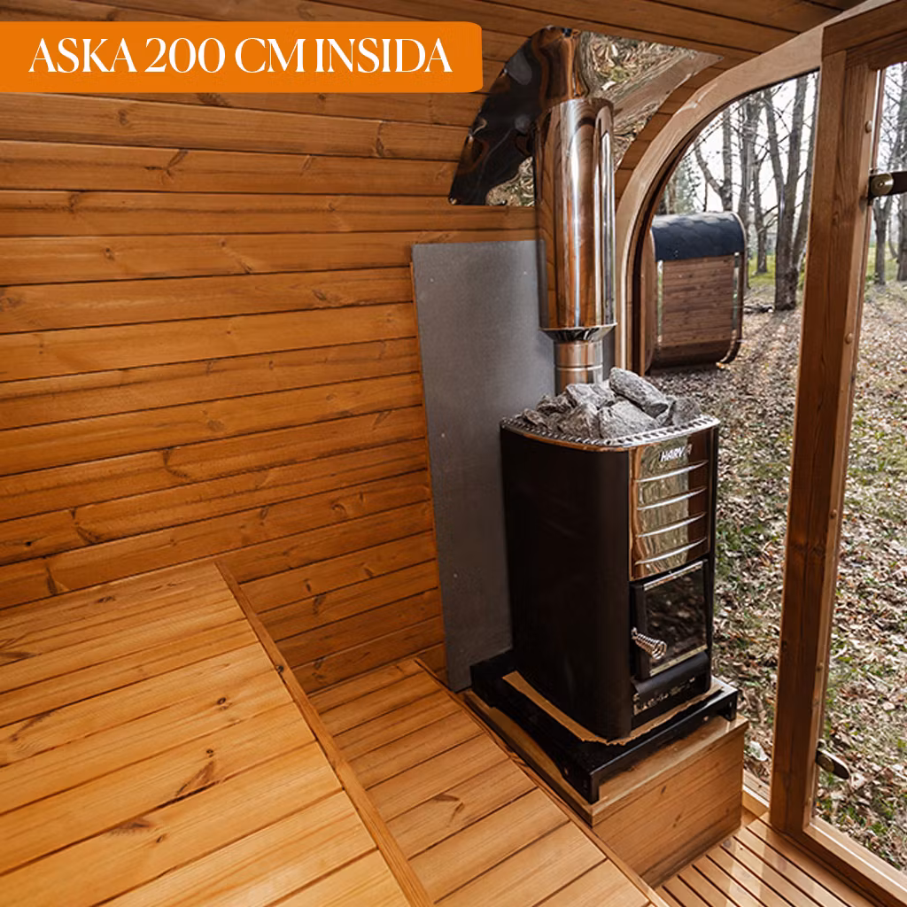 Byggsats ASKA 200 cm Themowood