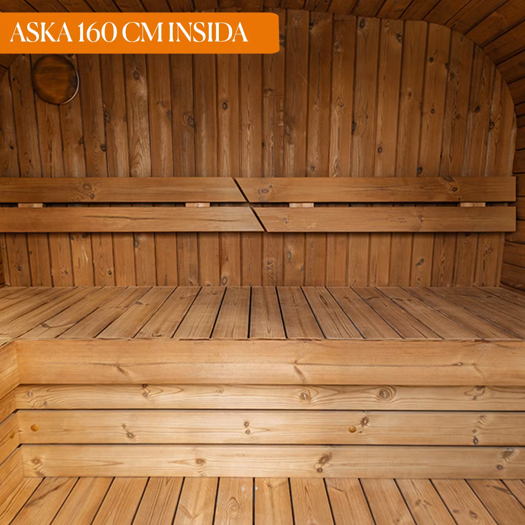 Byggsats ASKA 160 cm Thermowood