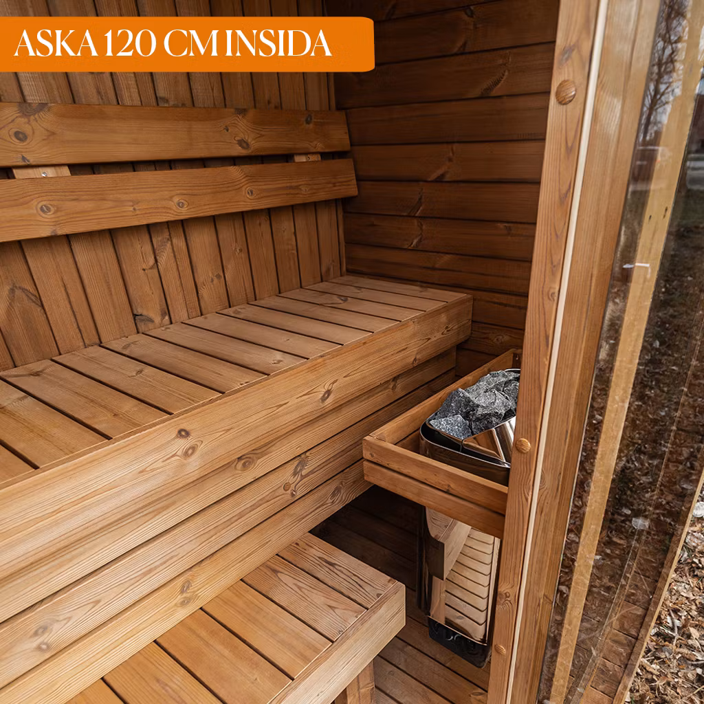 Byggsats ASKA 120 cm Thermowood