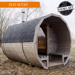 ELD Bastutunna 4.5m Utomhus (1 rum+relax+ altan)