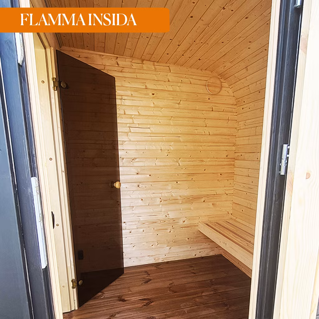 Bastu FLAMMA 300x245 cm med Relax