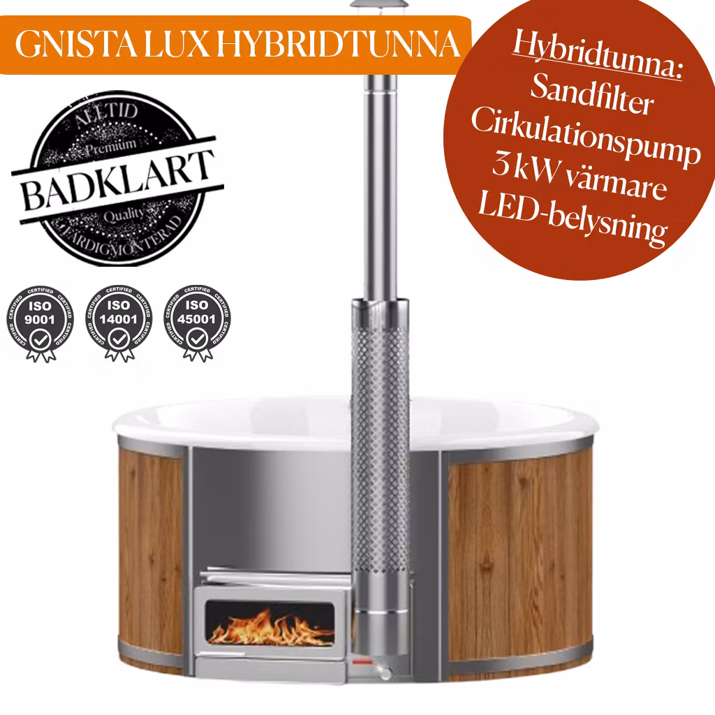 Badtunna HYBRID GNISTA Lux 200 cm