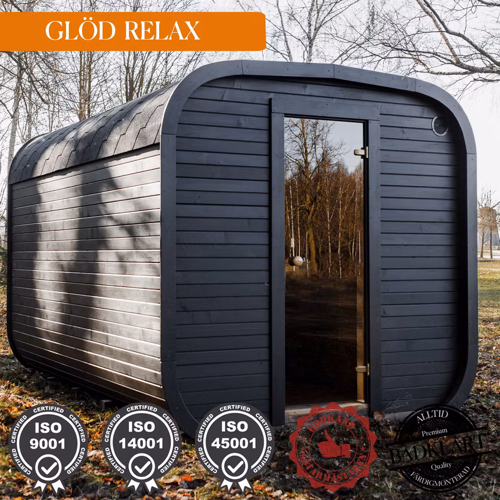 Bastu GLÖD 3 m med Relax