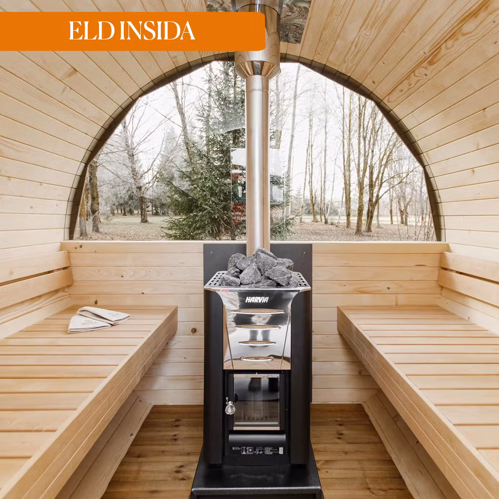 Bastu ELD 3 m med Altan