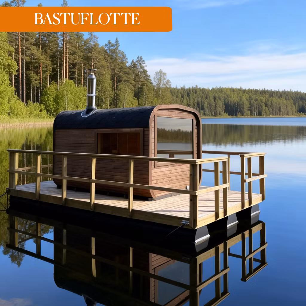 BASTUFLOTTE 8x4 m