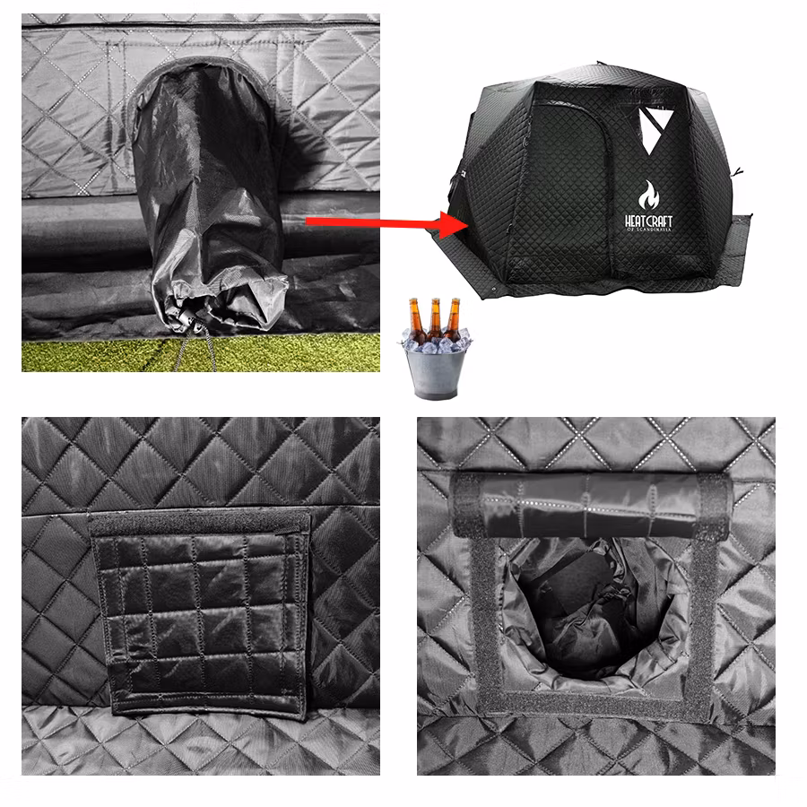 Heatcraft Bastutält Möja XL – 350 cm Ø