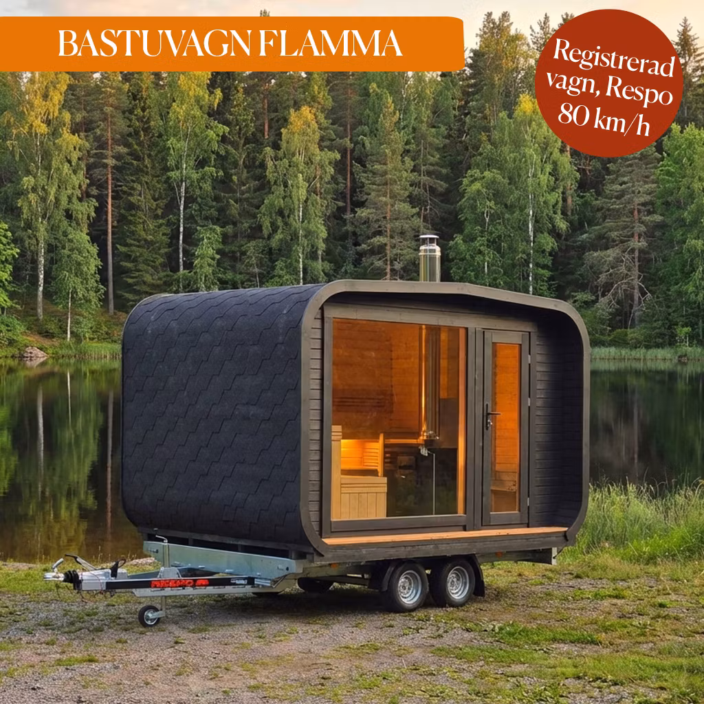 Bastuvagn Flamma 340