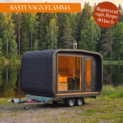 Bastuvagn Flamma 340cm Registrerad 80km/h