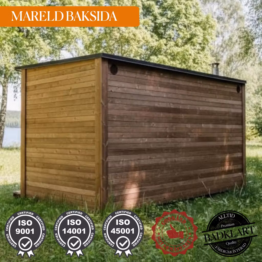 BASTU MARELD 200×240 cm (bara bastu, glasdörr)