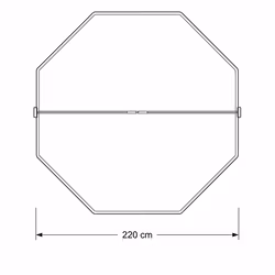 Spalock Special Oktagon 220*220cm