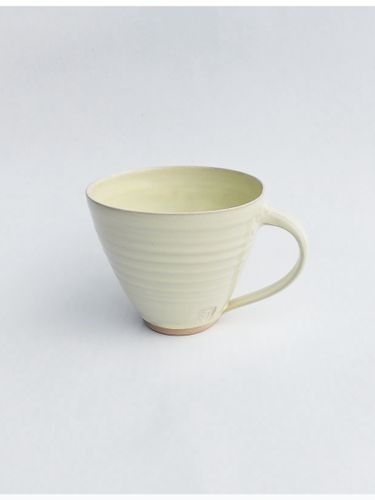 Kaffekopp Vaniljgul, drejad