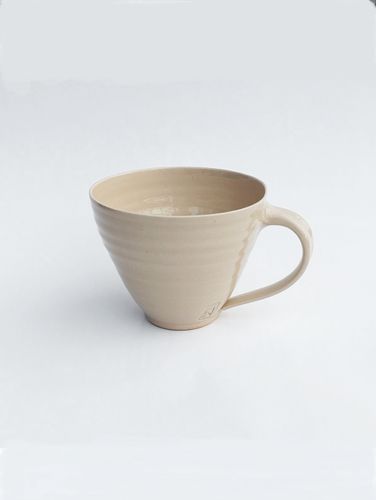 Kaffekopp Sand, drejad